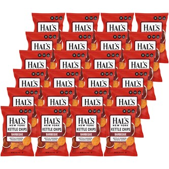 Hal's New York Kettle Cooked Potato Chips, Barbeque