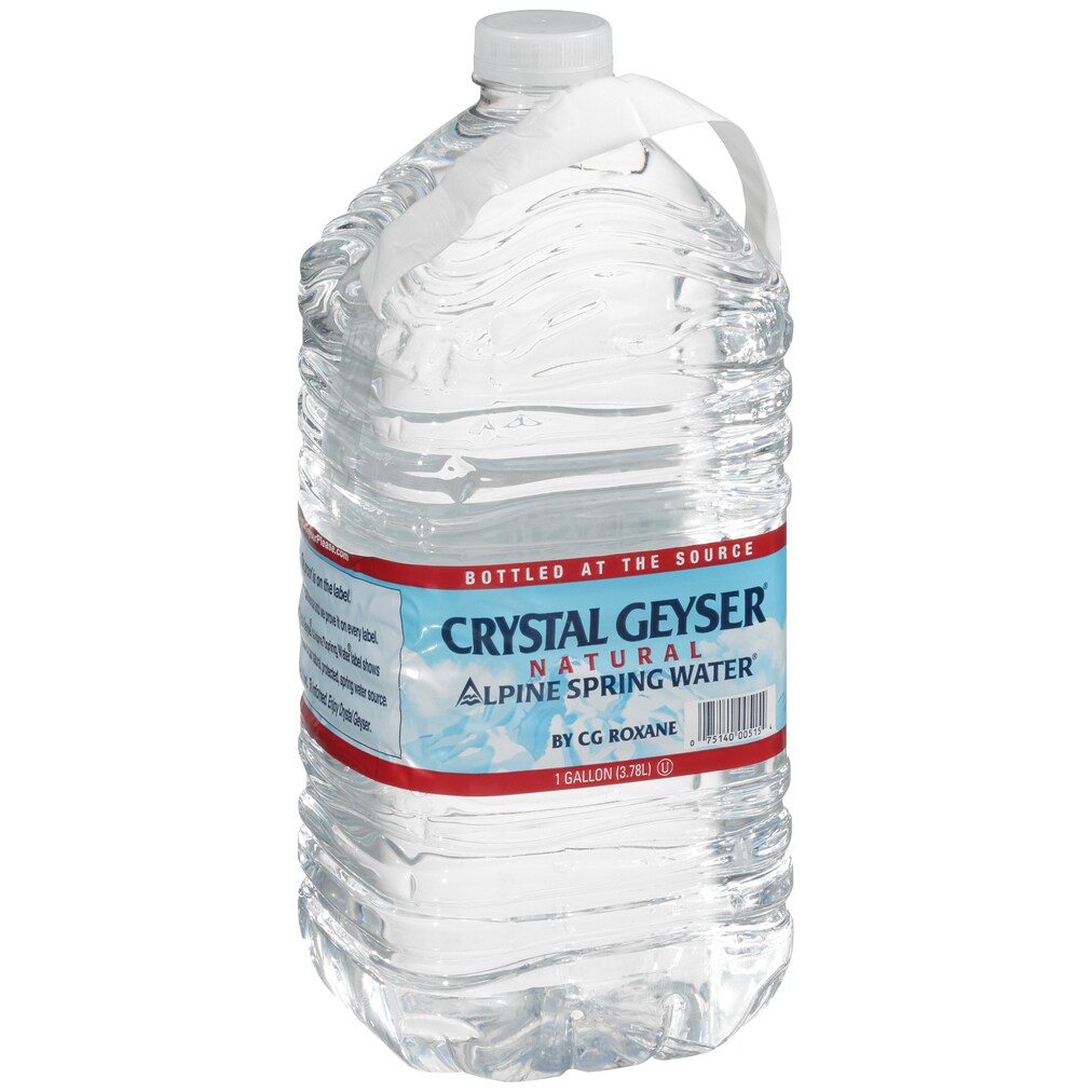 Crystal Geyser Natural Alpine Spring Water, Plastic Bottle