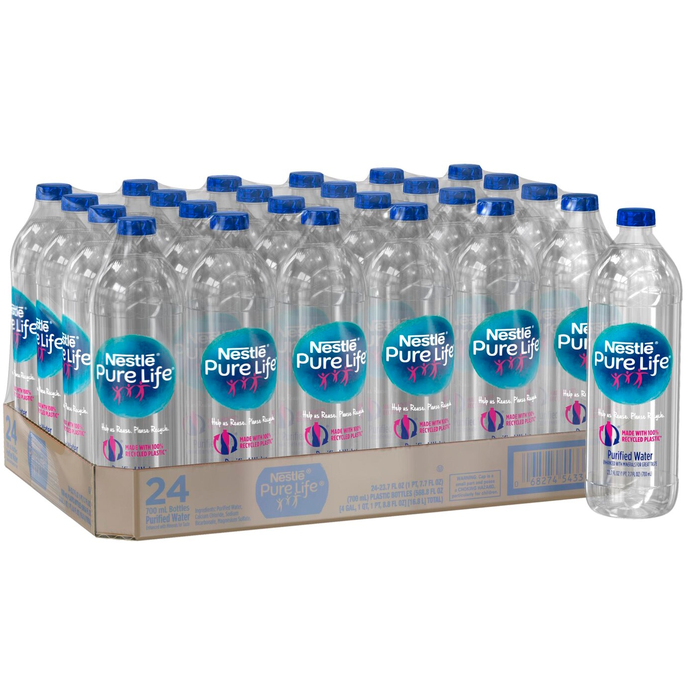 Pure Life Purified Water, Plastic Bottles