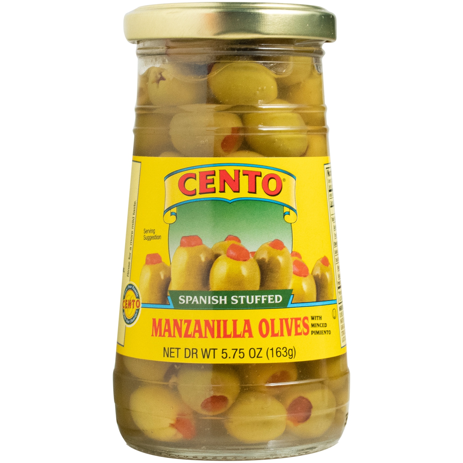 Cento Spanish Stuffed Manzanilla Olives