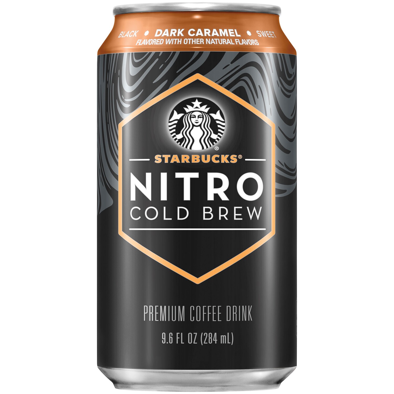 Starbucks Nitro Cold Brew Coffee, Dark Caramel, Can