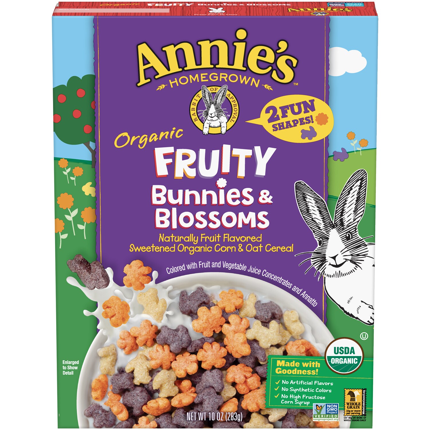 Annie's Organic Fruity Bunnies & Blossoms Cereal