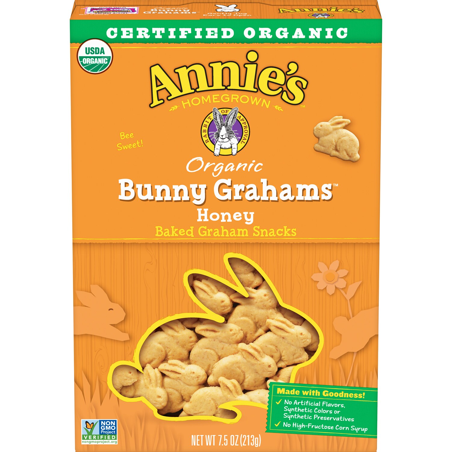 Annie's Organic Bunny Grahams, Honey