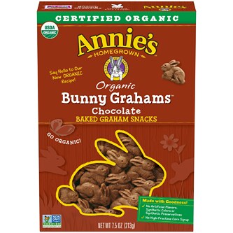 Annie's Organic Bunny Grahams, Chocolate