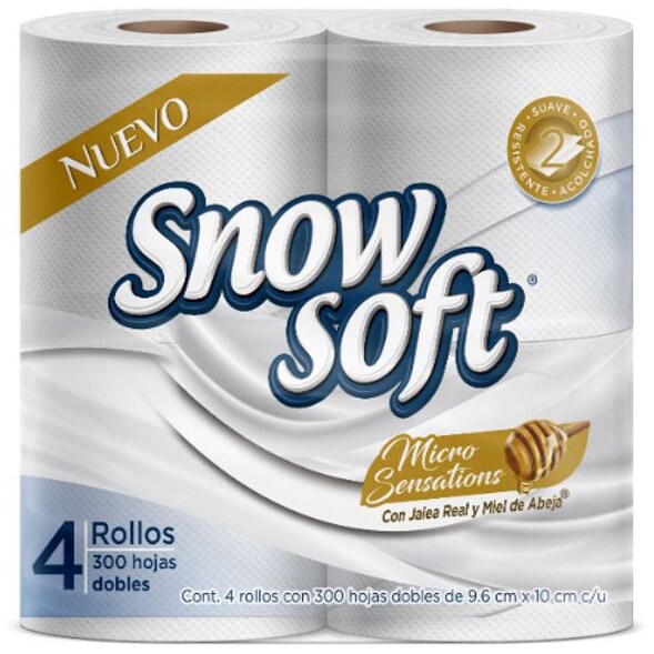 Snow Soft Soft Bathroom Tissue, Double Rolls