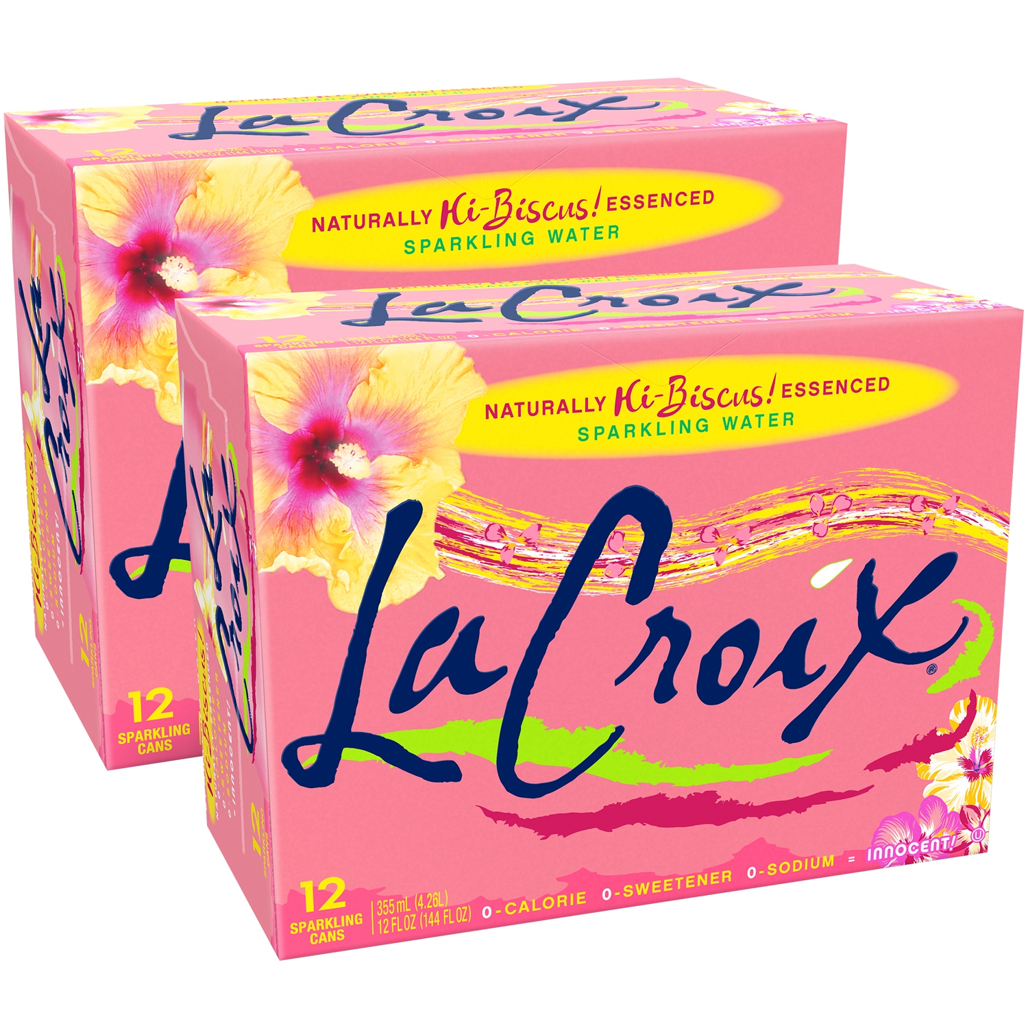 LaCroix Sparkling Water, Hi-Biscus!, Cans