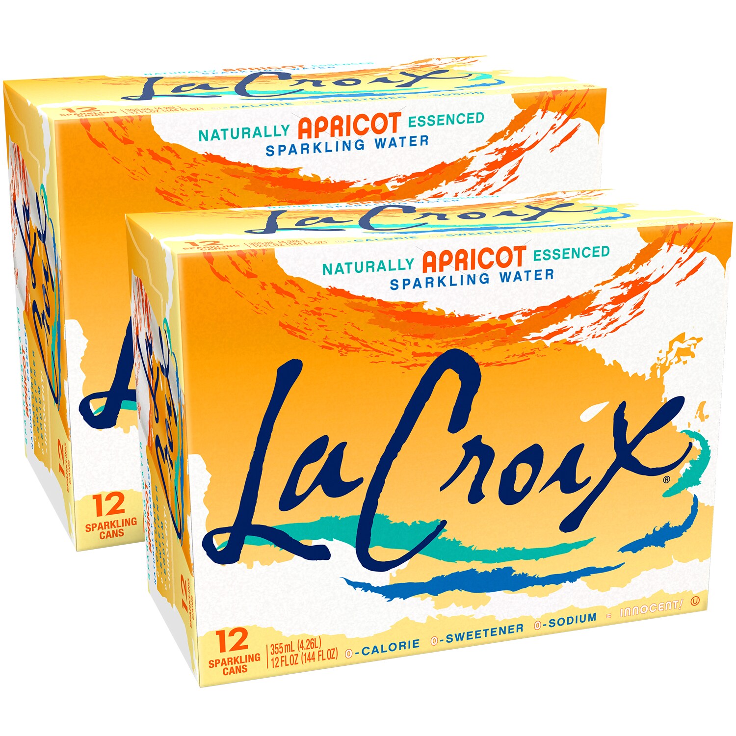 LaCroix Sparkling Water, Apricot, Cans