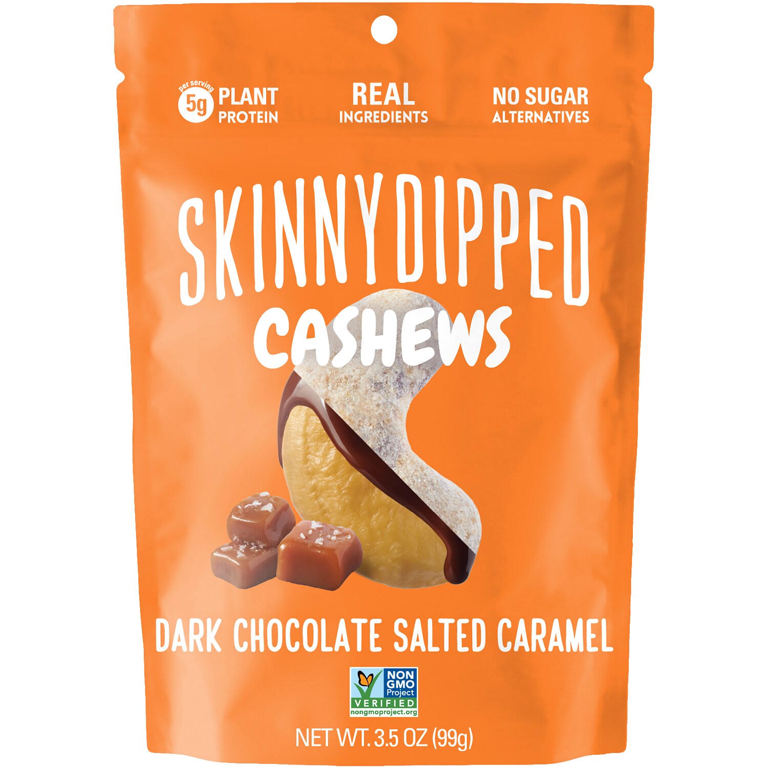 SkinnyDipped Cashews, Chocolate Salted Caramel