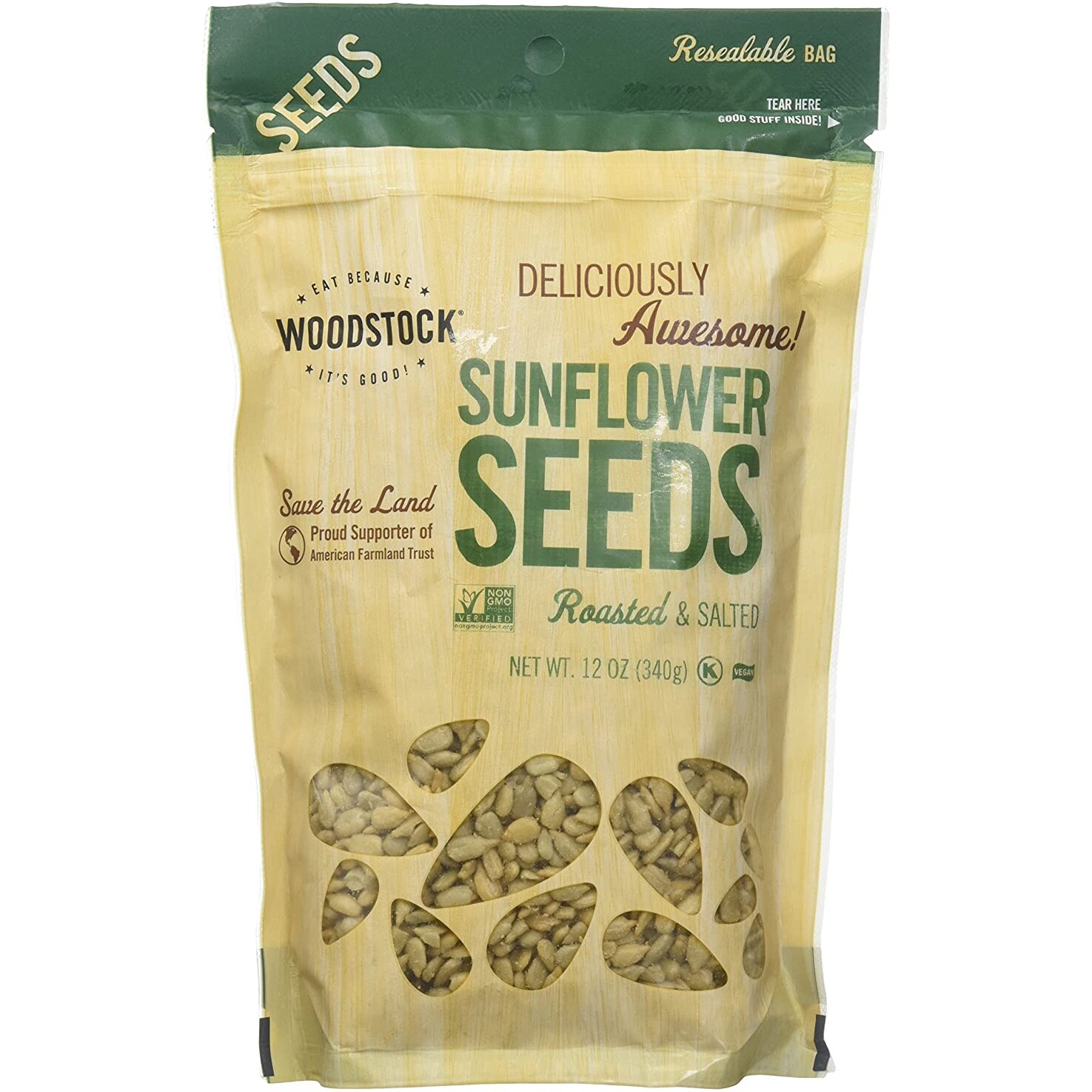 Woodstock Roasted & Salted Sunflower Seeds