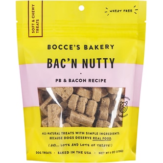 Bocce's Bakery Bac'n Nutty Soft & Chewy Dog Treats