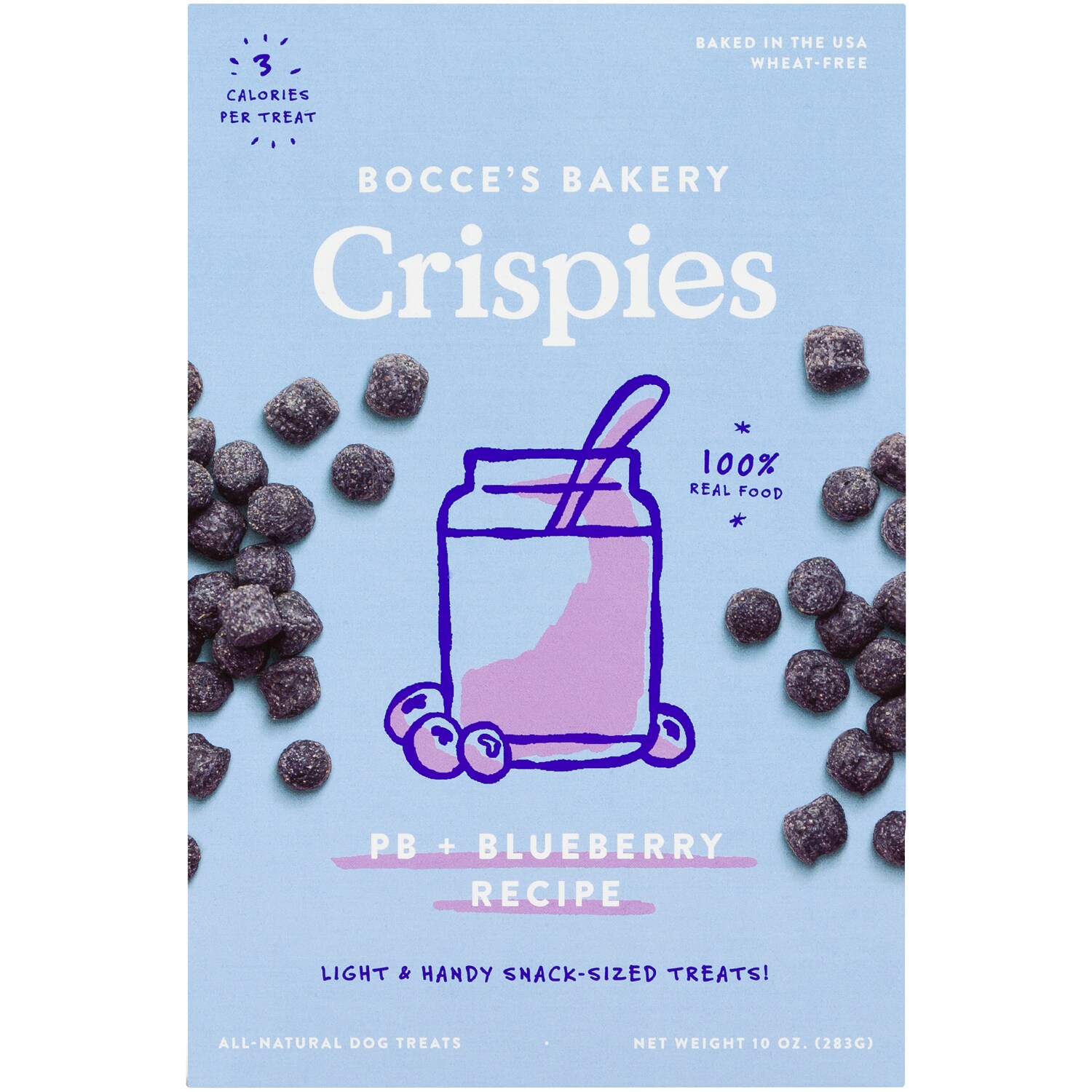 Bocce's Bakery PB + Blueberry Crispies Dog Treats