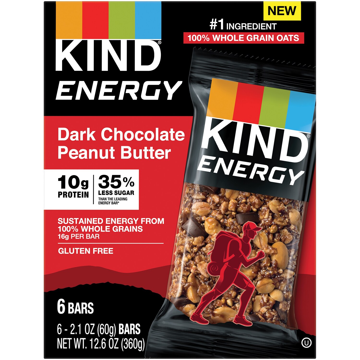 KIND Energy Bars, Dark Chocolate Peanut Butter