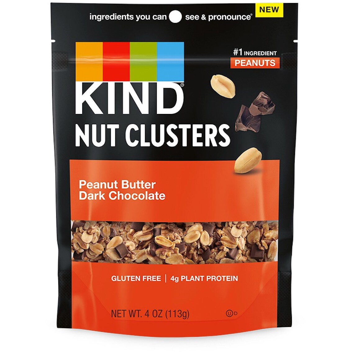 KIND Nut Clusters, Peanut Butter Dark Chocolate