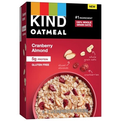 KIND Oatmeal, Cranberry Almond