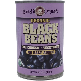 Brad's Organic No Salt Added Black Beans