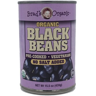 Brad's Organic No Salt Added Black Beans