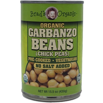 Brad's Organic No Salt Added Garbanzo Beans