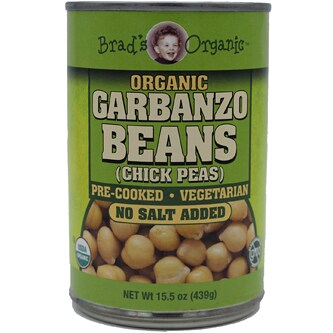 Brad's Organic No Salt Added Garbanzo Beans