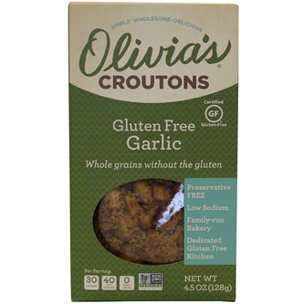 Olivia's Croutons Gluten Free Garlic Croutons