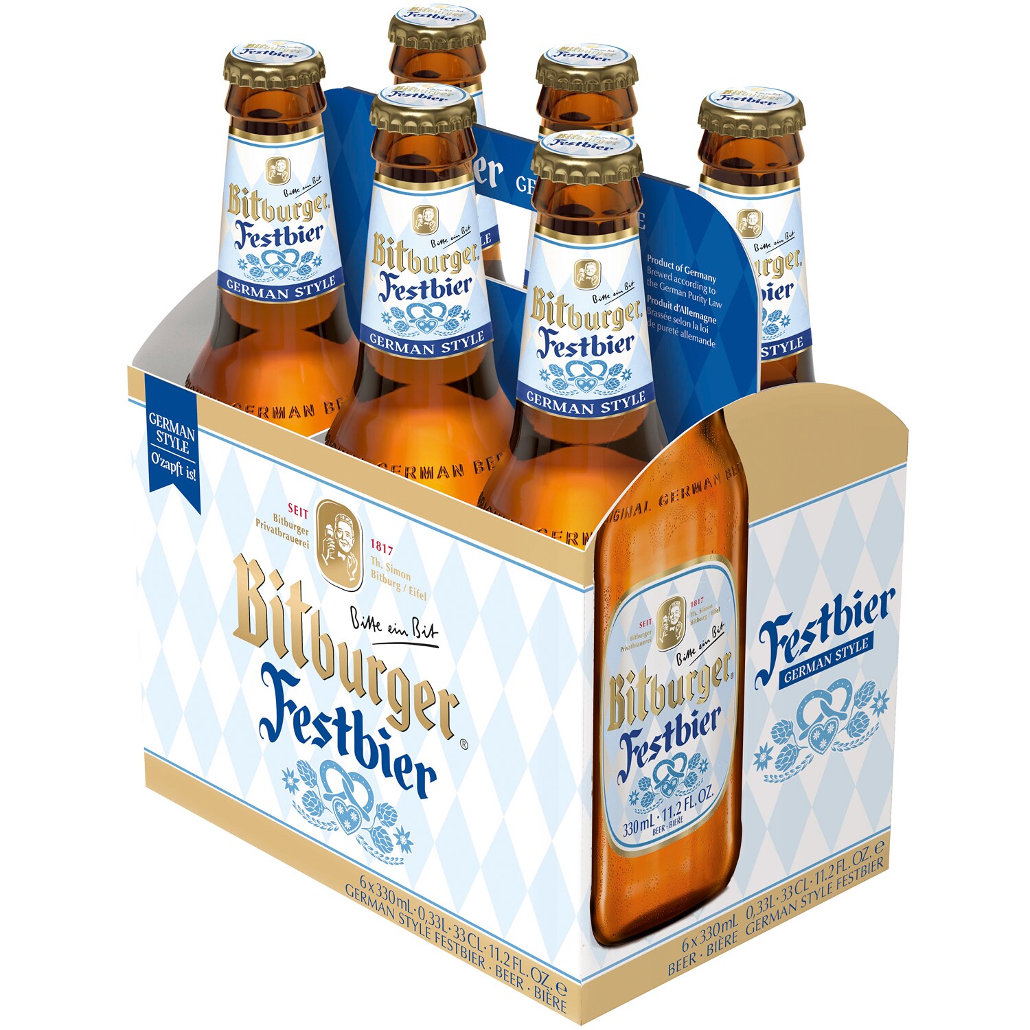 Bitburger Festbier, Glass Bottles