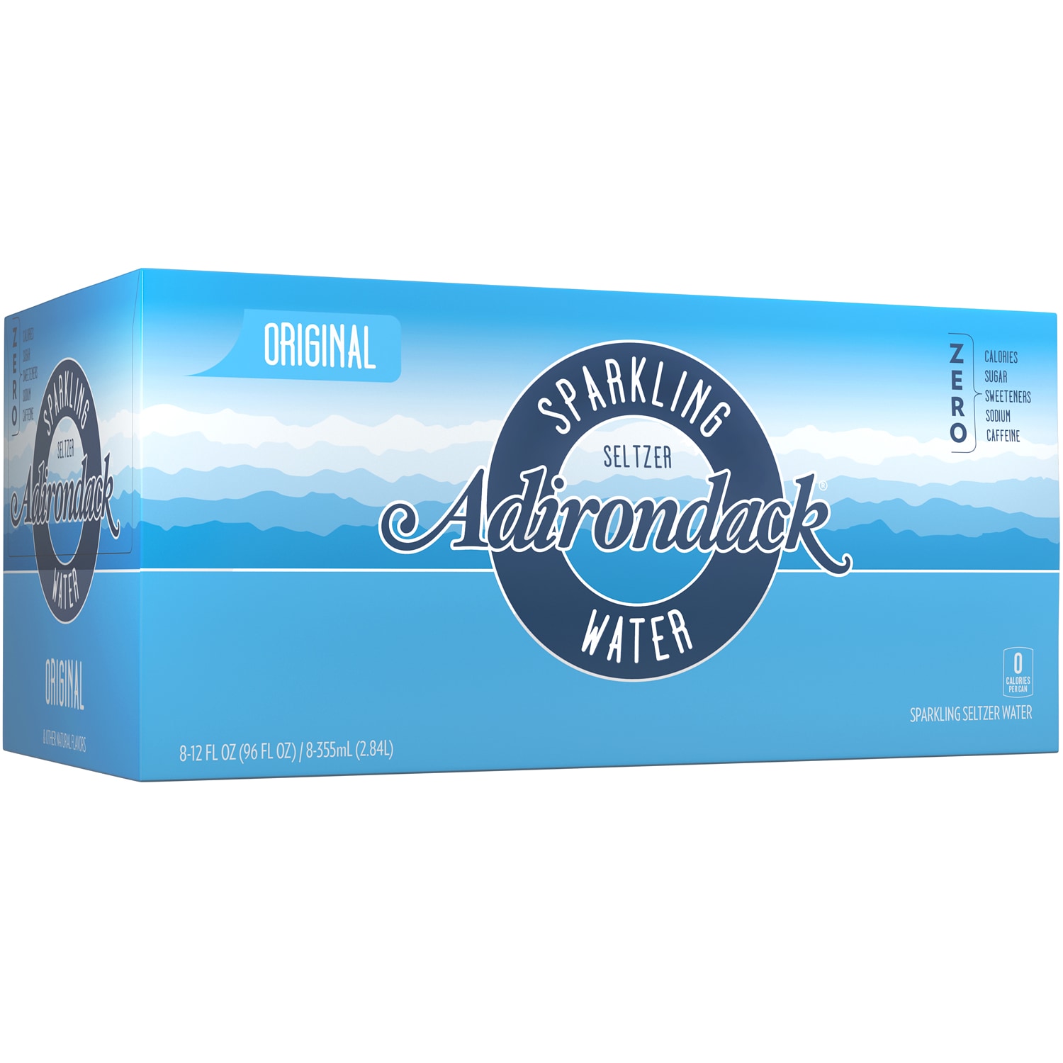 Adirondack Seltzer, Original, Cans