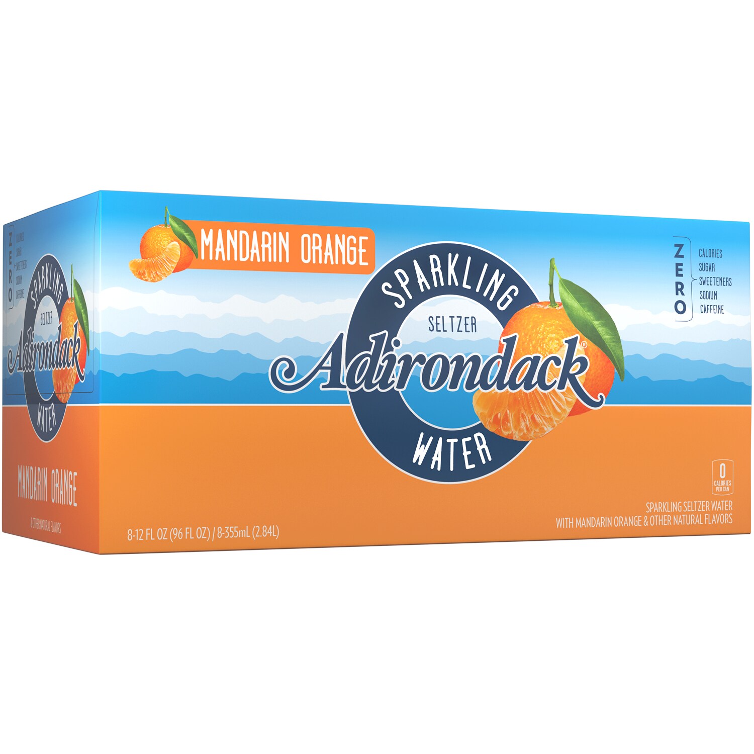Adirondack Seltzer, Mandarin Orange, Cans