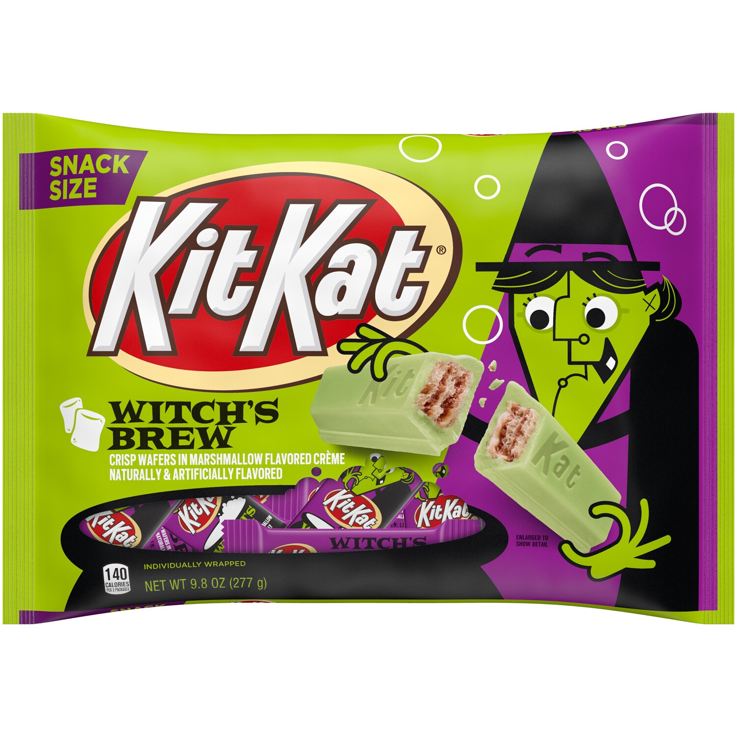 Kit Kat Wafer Bars, Witch's Brew, Snack Size
