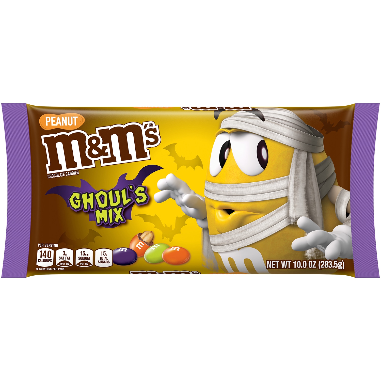 M&M's Chocolate Candies, Ghoul's Mix, Peanut 