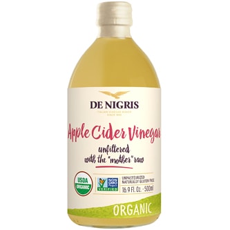 De Nigris Organic Apple Cider Vinegar, Unfiltered 