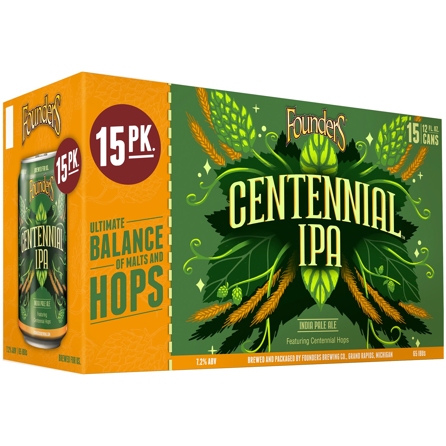 Founders Brewing Company Centennial IPA, Cans