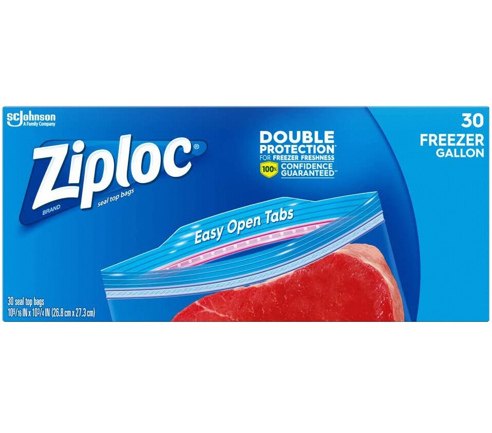 Ziploc Seal Top Gallon Freezer Bags