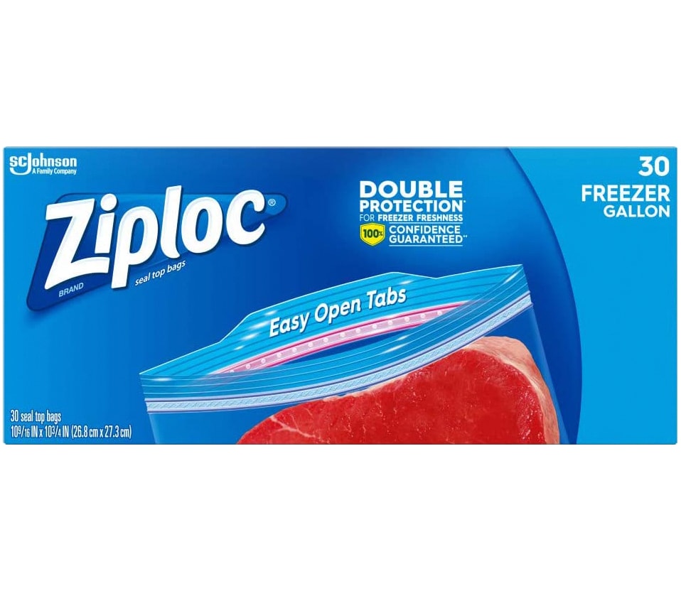 Ziploc Seal Top Gallon Freezer Bags