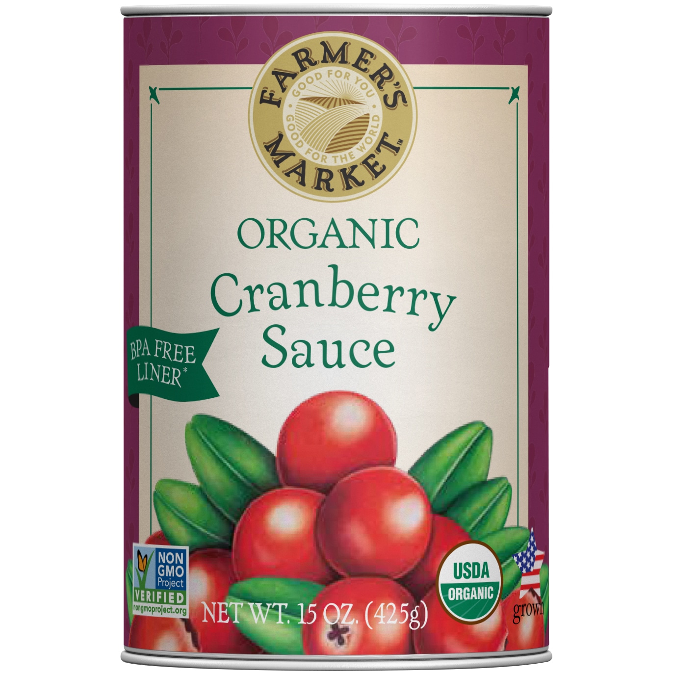 Farmer's Market Organic Cranberry Sauce