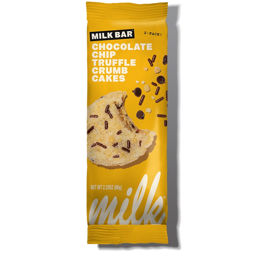 Milk Bar Truffle Crumb Cakes, Chocolate Chip
