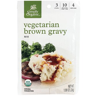 Simply Organic Vegetarian Brown Gravy Mix