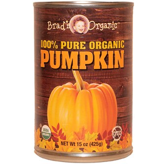 Brad's Organic Canned Pumpkin