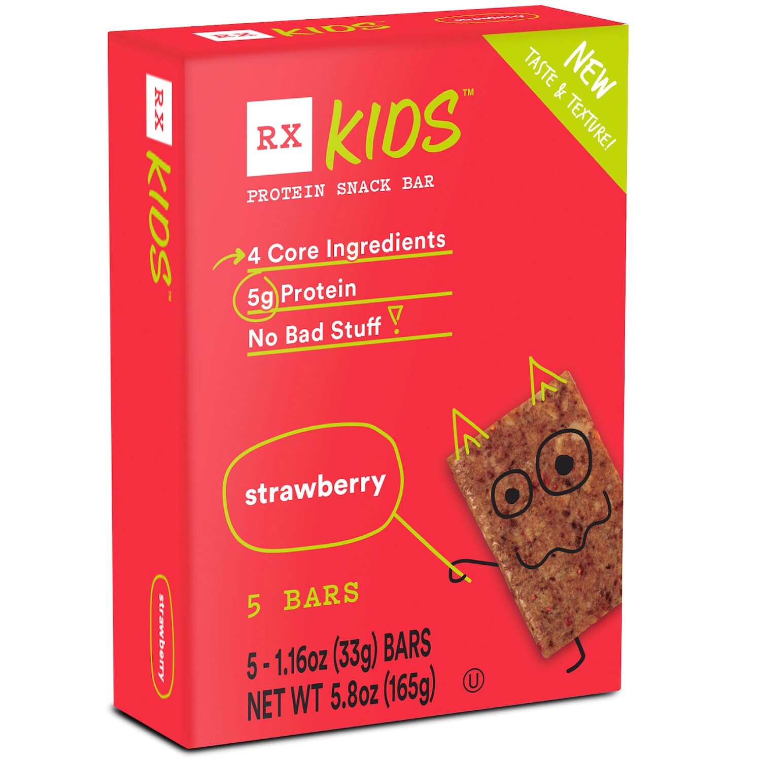 RXBAR Kids Protein Snack Bars, Strawberry