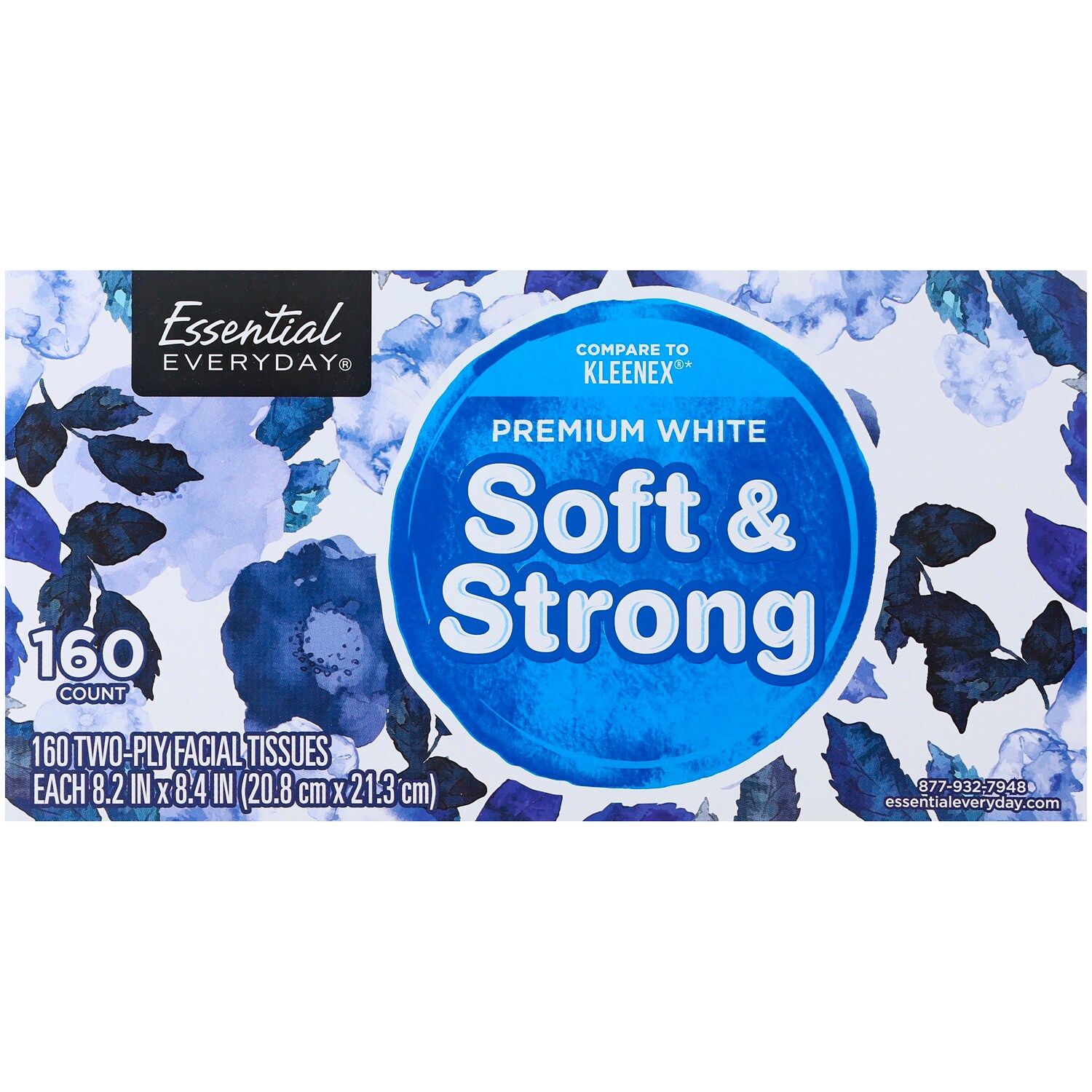 Essential Everyday 2-Ply Soft & Strong Facial Tissues