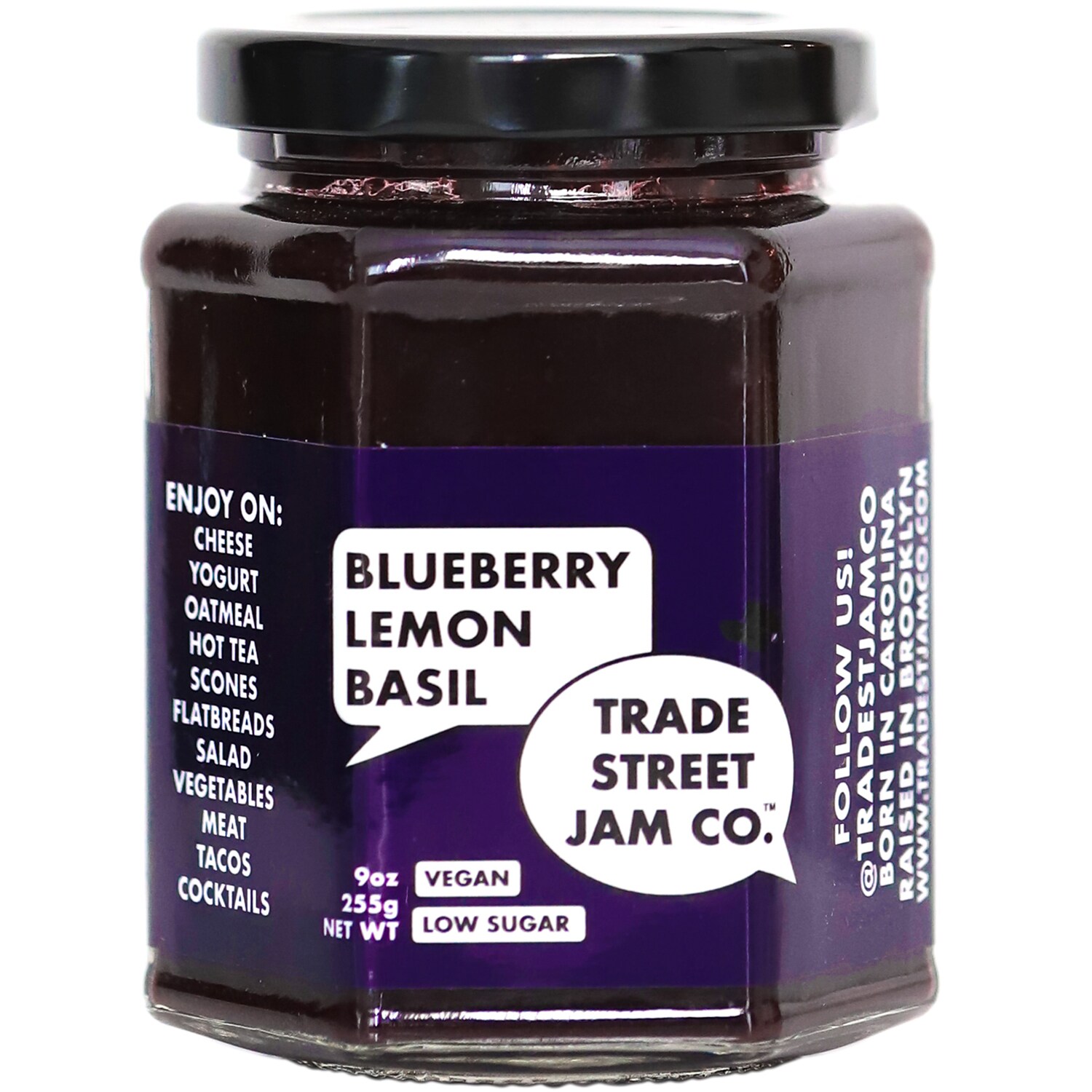Trade Street Jam Co. Blueberry Lemon Basil Jam