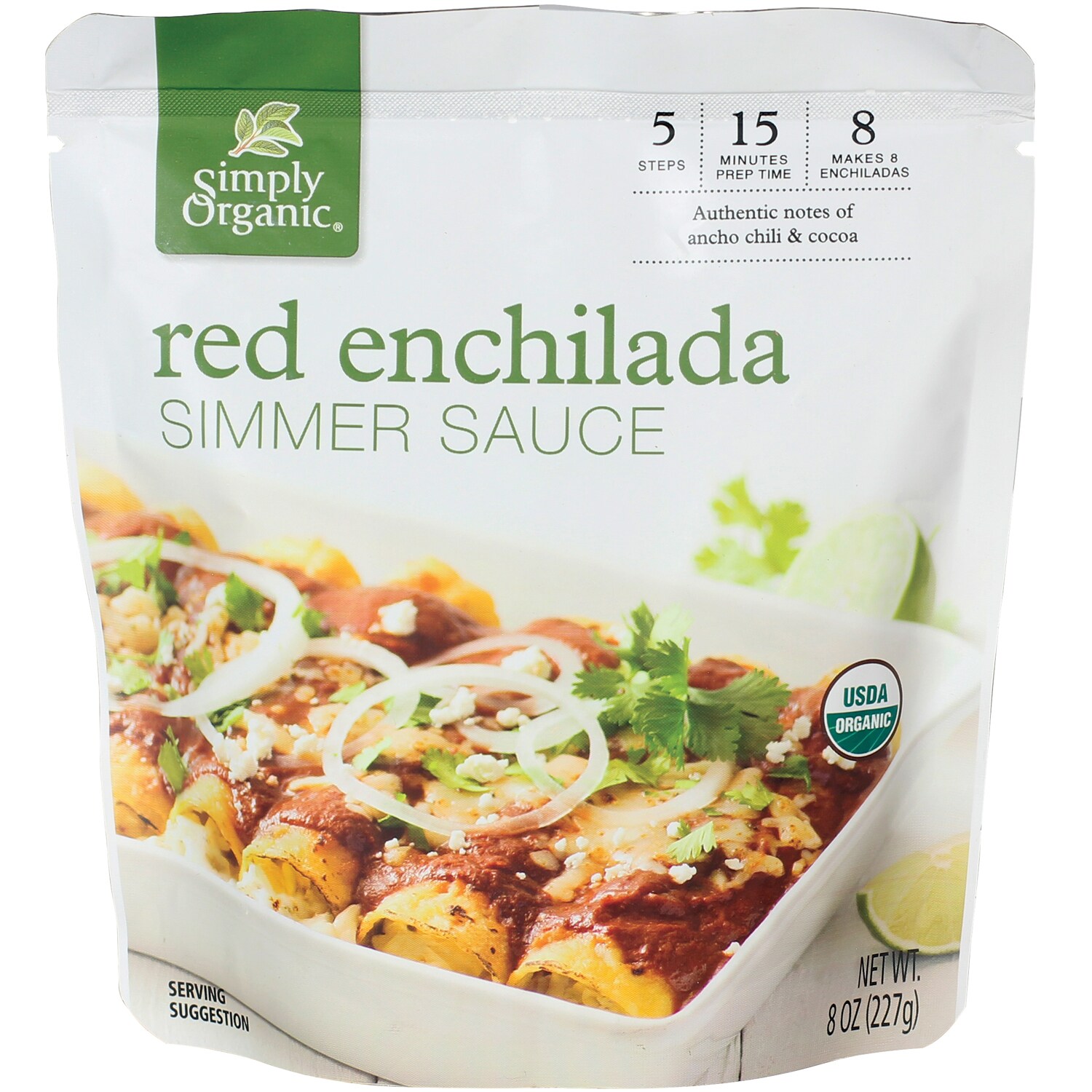 Simply Organic Simmer Sauce, Red Enchilada