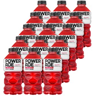 Powerade Zero Sports Drink, Fruit Punch, Plastic Bottles