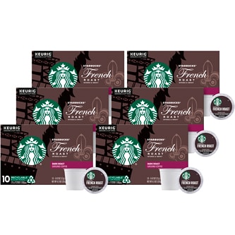 Starbucks Dark French Roast, K-Cups, Case