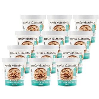 Purely Elizabeth Collagen Protein Oats, Vanilla Pecan