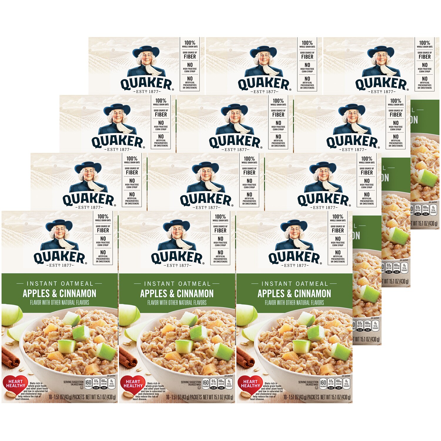 Quaker Instant Oatmeal, Apples & Cinnamon