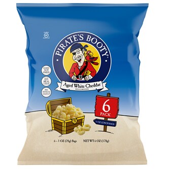 Pirate Brands Pirate's Booty, Aged White Cheddar, Multi-Pack