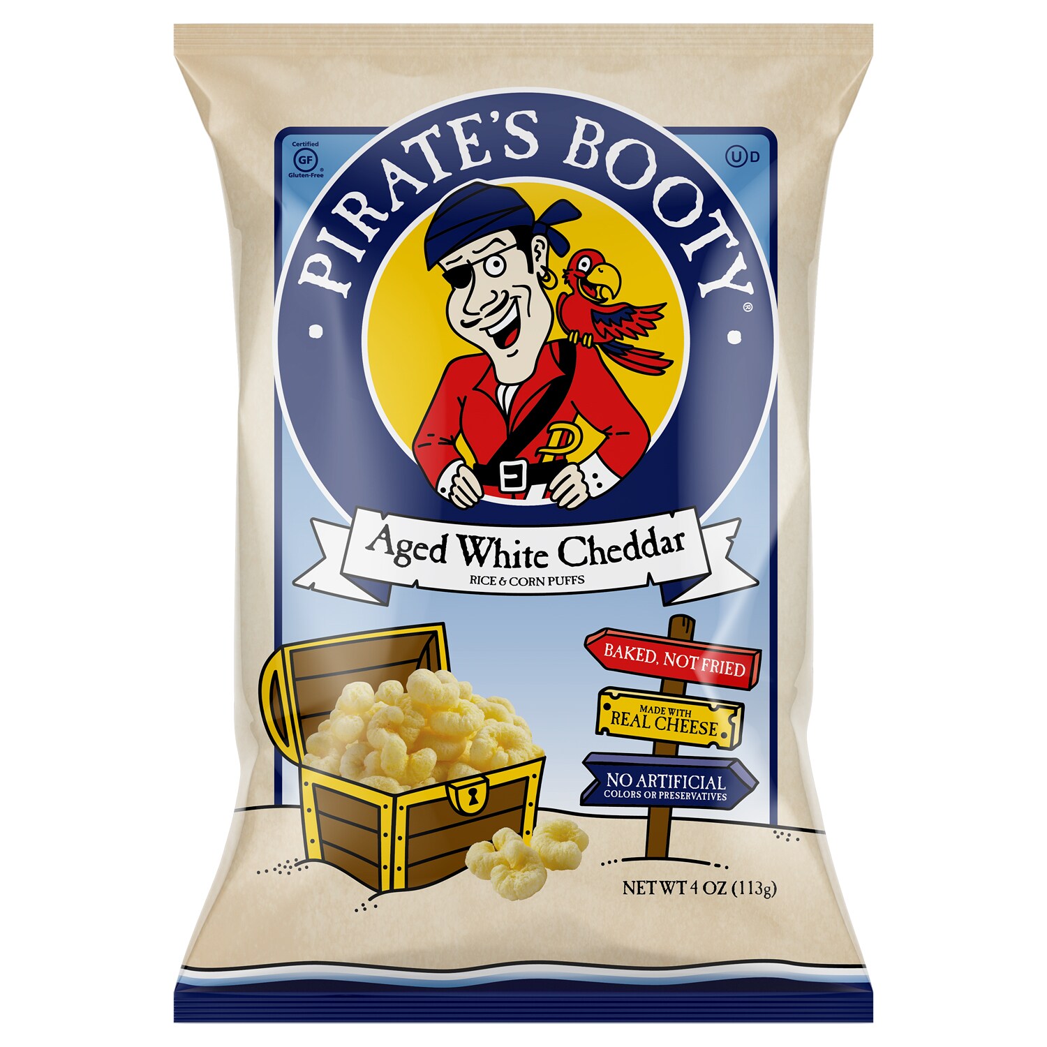 Pirate Brands Pirate's Booty, Aged White Cheddar