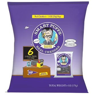 Pirate Brands Smart Puffs, Real Cheddar, Multi-Pack