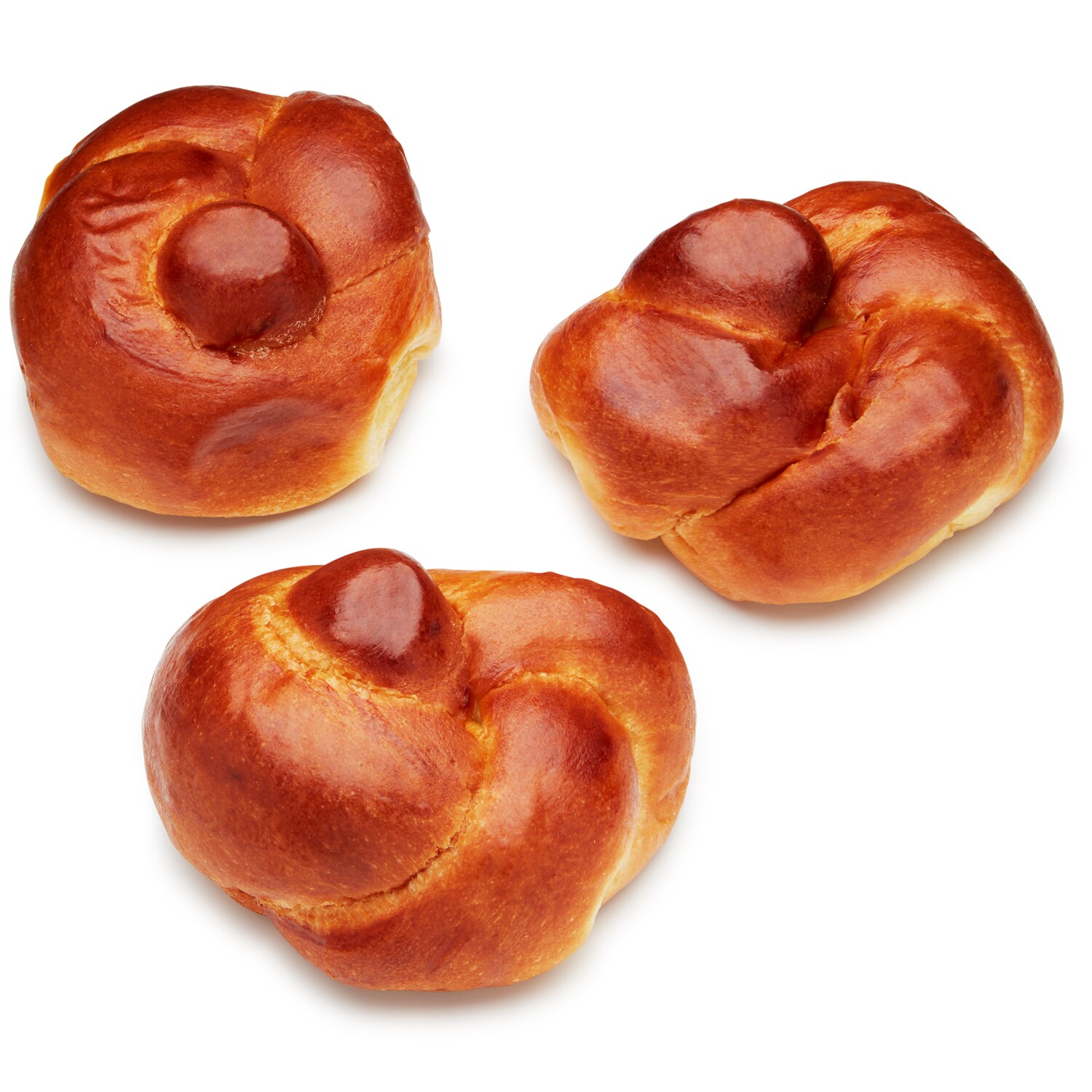 Stern's Premium Twist Egg Challah Rolls