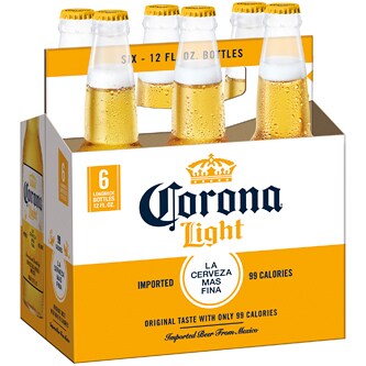 Corona Light Lager, Glass Bottles