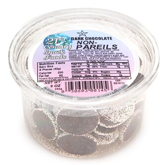 21st Century Snack Foods Dark Chocolate Non-Pareils